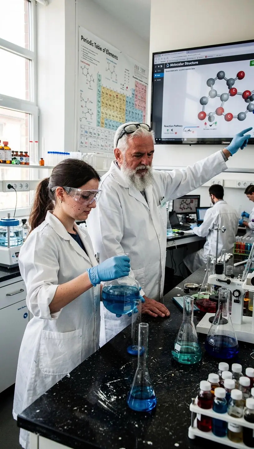 Színes diagram, amely az alapvető biokémiai folyamatokat és azok szerepét az élő szervezetekben ábrázolja.